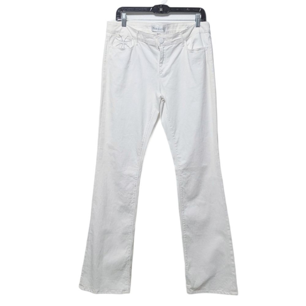 NWT HABITUAL Geena Boot Cut White Jeans 31